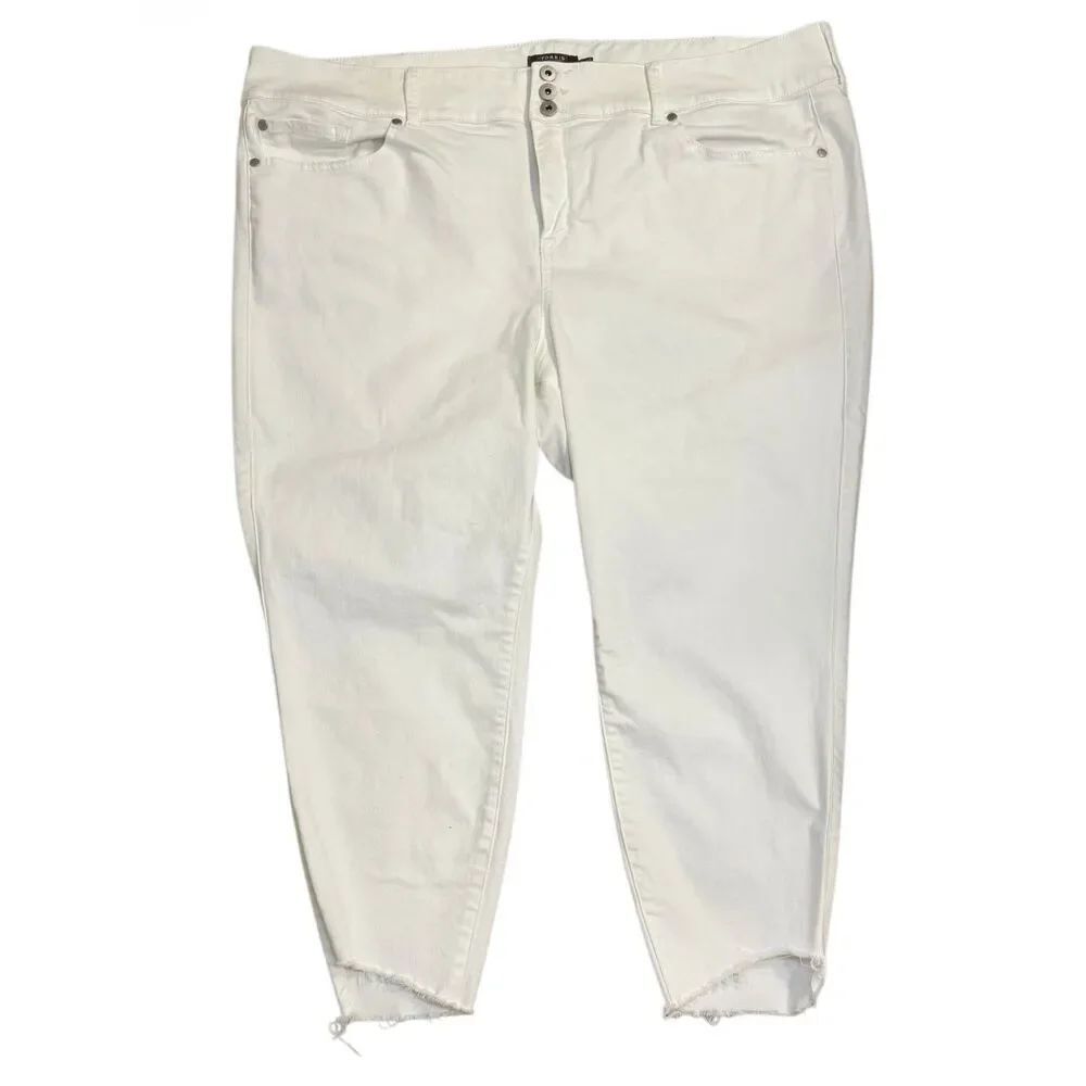 Torrid Jegging Skinny High-Rise Jean Plus Sz. 26 White
